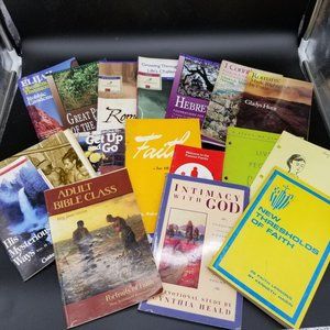 Fisherman Christian Bible Study Devotional Scripture Church Educational Lot 17